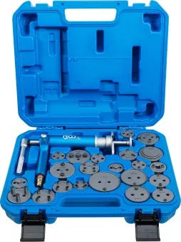 Brake Piston Reset Tool Set pneumatic 22 pcs.