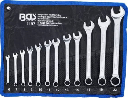 Combination Spanner Set 6 - 22 mm 12 pcs.