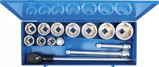 Socket Set 25 mm (1") Drive 15 pcs.