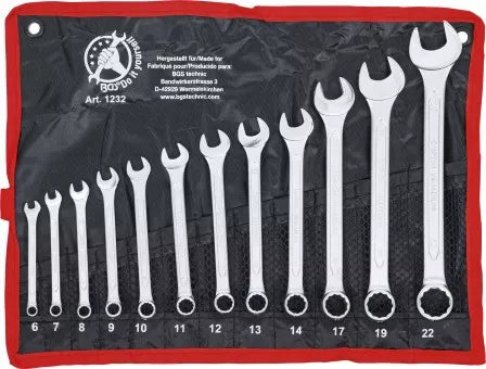 Combination Spanner Set 6 - 22 mm 12 pcs.