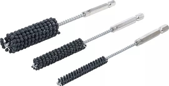 Honing Tool Set flexible 6.3 mm (1/4") Drive Grit 60 / 80 8 - 12 - 20 mm 3 pcs.