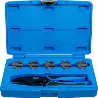 Crimping Tool Set with 5 Pairs of Jaws