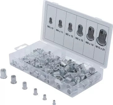 Rivet Nuts Assortment Aluminium 150 pcs.