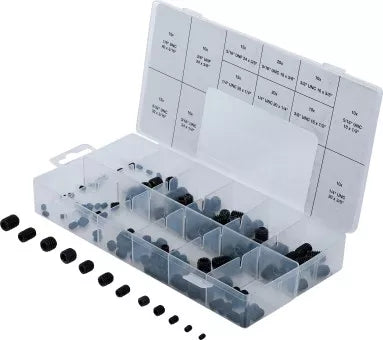 Grub Screw Assortment Inch Sizes 160 pcs.