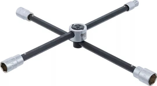 Wheel Wrench, foldable for Cars Square 17 x 19 x 21 x 12.5 mm (1/2")