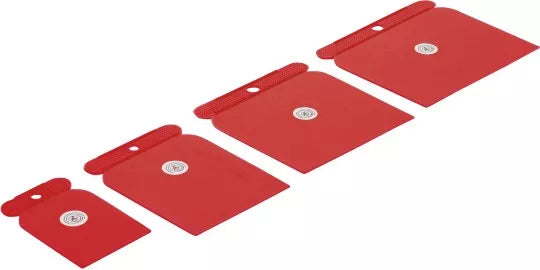 Japan Scraper Set Plastic 50 / 80 / 100 / 120 mm 4 pcs.