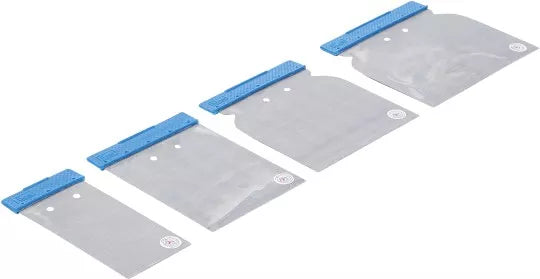 Japan Scraper Set Spring Steel 50 / 80 / 100 / 120 mm 4 pcs.