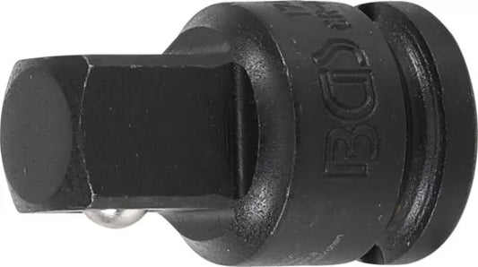 Impact Socket Adaptor internal square 10 mm (3/8") - external square 12.5 mm (1/2")