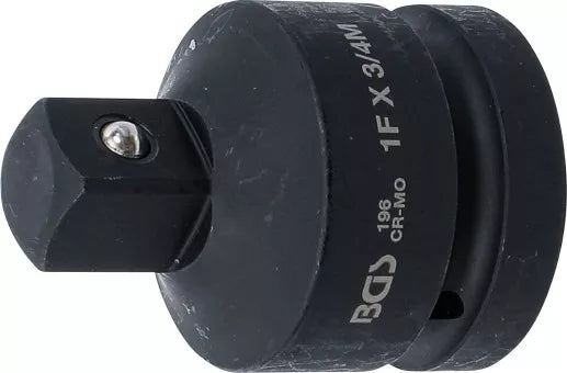 Impact Socket Adaptor internal square 25 mm (1") - external square 20 mm (3/4")