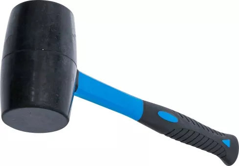 Rubber Mallet Fibreglas Shaft black Head Ø 70 mm 900 g