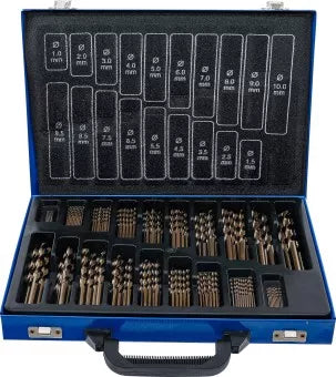 Twist Drill Set HSS 5% cobalt alloy 1 - 10 mm 170 pcs.