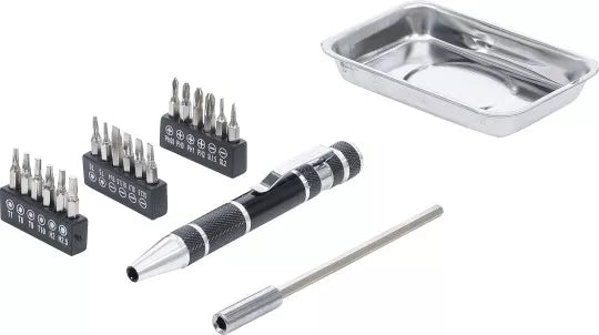 Precision Screwdriver Bit Set with Magnetic Shell 21 pcs.