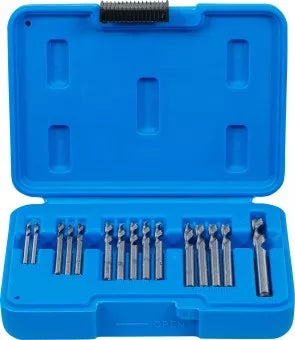 Blind Rivet Drill Set HSS 2.4 - 6.4 mm 15 pcs.