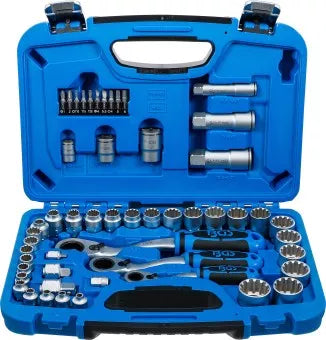 Go-Through Socket Set Gear Lock 4.5 - 25 mm 52 pcs.