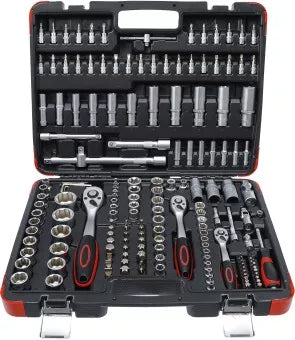 Socket Set 6.3 mm (1/4") / 10 mm (3/8") / 12.5 mm (1/2") Drive 172 pcs.