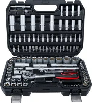 Socket Set 6.3 mm (1/4") / 12.5 mm (1/2") Drive 108 pcs.