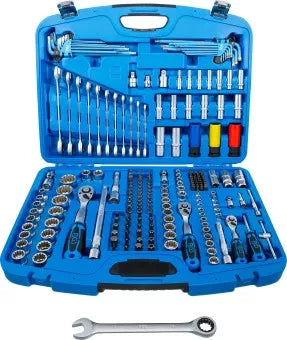 Socket Set Gear Lock 6.3 mm (1/4") Drive / 10 mm (3/8") / 12.5 mm (1/2") 218 pcs.