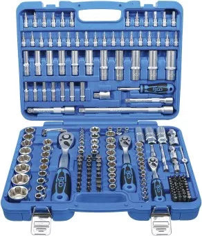 Socket Set Super Lock 6.3 mm (1/4") / 10 mm (3/8") / 12.5 mm (1/2") Drive 192 pcs.