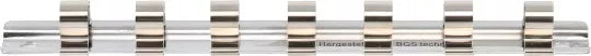 Socket Rail with 7 Clips 10 mm (3/8")