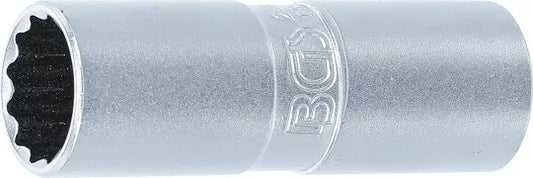 Spark Plug Socket with Rubber mount, 12-point 12.5 mm (1/2") Drive 16 mm