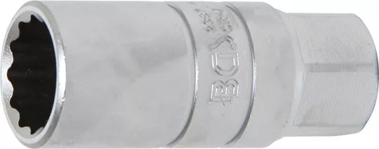 Spark Plug Socket with Rubber mount, 12-point 10 mm (3/8") Drive 18 mm
