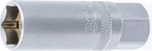 Spark Plug Socket with Magnet, Hexagon 10 mm (3/8") Drive 16 mm
