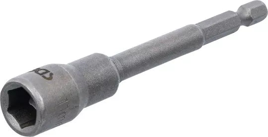 Socket, Hexagon, extra long for electric drills 6.3 mm (1/4") Drive 11 mm
