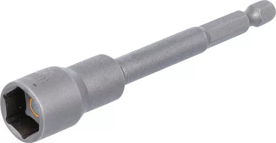 Socket, Hexagon, extra long for electric drills 6.3 mm (1/4") Drive 13 mm