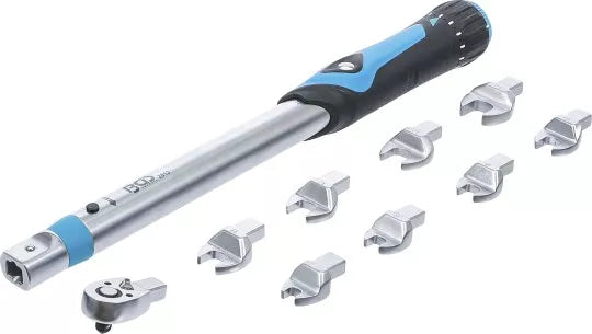 Torque Wrench Set 6.3 mm (1/4") 10 - 50 Nm 10 pcs.