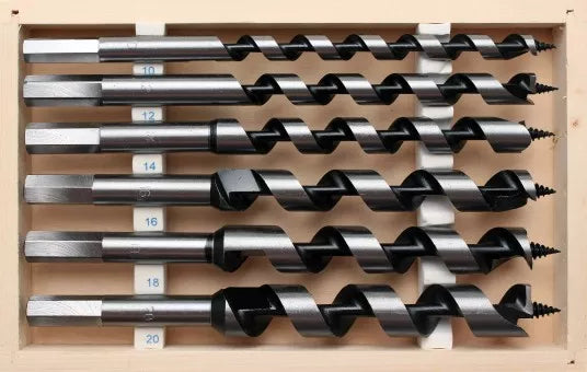 Auger Drill Bit Set 200 mm 6 pcs.