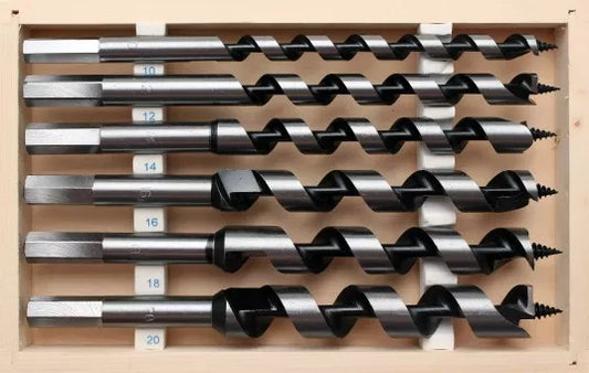 Auger Drill Bit Set 200 mm 6 pcs.