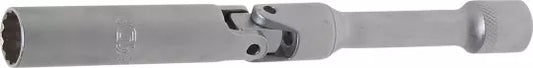 Spark Plug Socket, 12-point, extra long 10 mm (3/8") Drive 14 mm