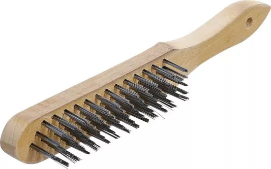 Handheld Brush steel wire 5-rows 300 mm