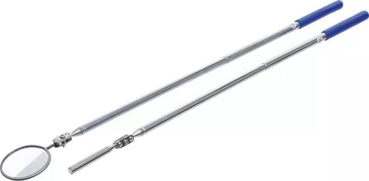 Magnetic Pick-Up Tool / Inspection Mirror Set 2 pcs.