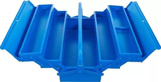 Metal Tool Box empty 420 x 200 x 200 mm 5 Compartments