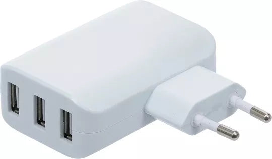 Universal USB Charger 3 USB ports max 3.4 A total max. 2.4 A / USB 110 - 240V