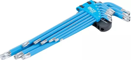 L-Type Wrench Set T-Star (for Torx) / T-Star tamperproof (for Torx) T10 - T50 9 pcs.