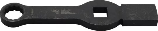 Slogging Ring Spanner 12-point with 2 Striking Faces 24 mm