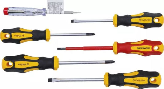 VDE Electrician's- / Screwdriver Set Slot SL / Cross Slot PZ 6 pcs.