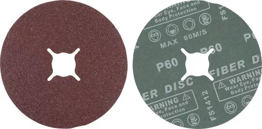 Sanding Pads Set Grain Size 60 Aluminium Oxide 10 pcs.