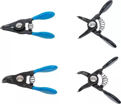 Circlip Pliers Set for small Circlips 80 mm 4 pcs.
