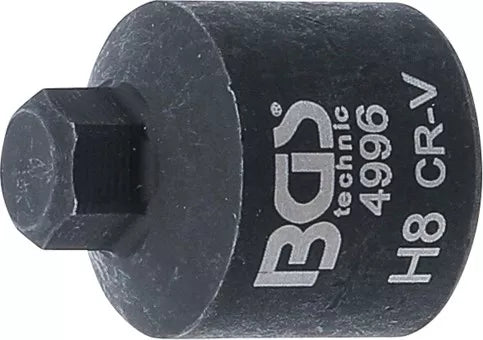 Brake Calliper Socket internal Hexagon extra short 8 mm