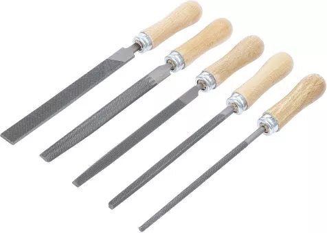 File Set Wooden Handle 150 mm 5 pcs.