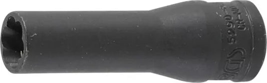 Twist Off Socket for Glow Plug Electrode 6.3 mm (1/4") Drive 6.5 mm