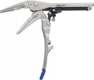 Automatic Locking Long Nose Grip Pliers 190 mm