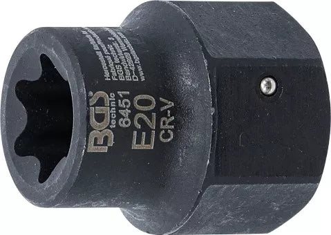 Brake Calliper Socket E-Type (for Torx) for MAN, TGL 30 mm Drive E20