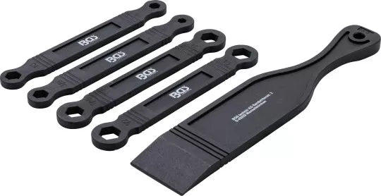 Plastic Double Ring Spanner & Pry Bar Set 5 pcs.