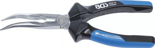 Bent Nose Pliers with Cutting Edge 200 mm
