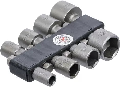 Nut Driver Set 6.3 mm (1/4") Drive 5-13 mm 8 pcs.