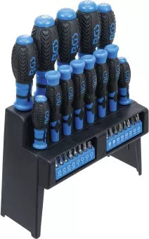 Screwdriver Set with Bit Assortment in a Plastic Stand 29 pcs.